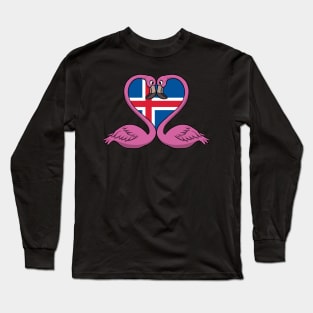 Flamingo Iceland Long Sleeve T-Shirt